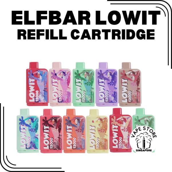 elfbar lowit 12000 refill cartridge-vape store singapore