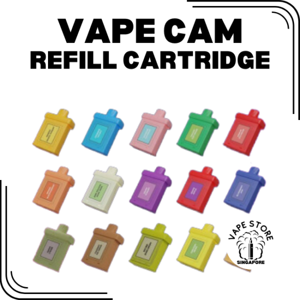 Vape cam 12000 refill cartridge-vape shop singapore