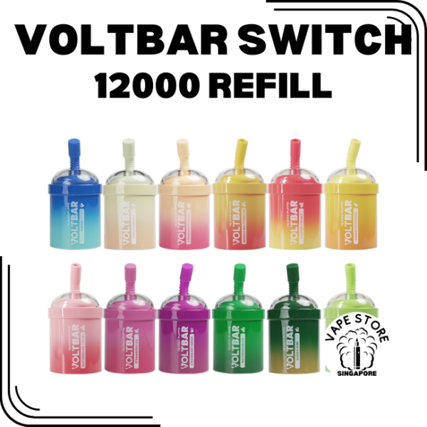 Voltbar switch 12000 refill cartridge-vape shop singapore