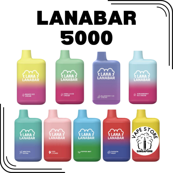 lanabar 5000 disposable vape-vape shop singapore